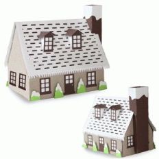 christmas village - snow cottage