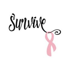 survive with ribbon