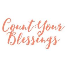 count your blessings