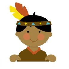 indian boy peek-over