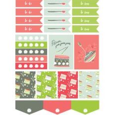 drummer boy christmas planner stickers