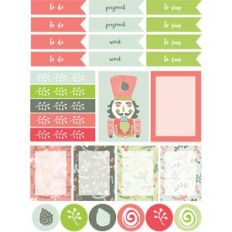 nutcracker christmas planner stickers