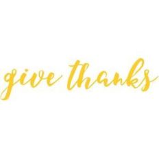 give thanks