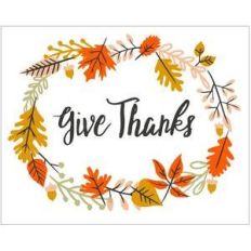 give thanks print and frame