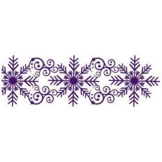 snowflake flourish border