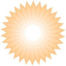 nested starburst frames