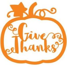 give thanks pumpkin