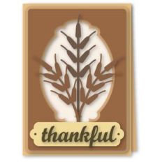 wheat stems thankful a7 card