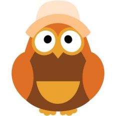 owl pilgrim girl thanksgiving
