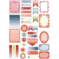 graduated painted planner stickers