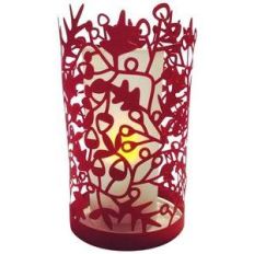 leaves and berries papercut lantern