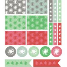holiday star planner stickers
