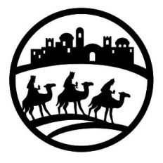 nativity circle wisemen