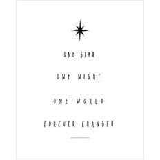 Christmas print and frame
