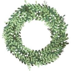3d boxwood wreath