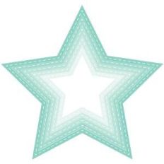 nested stitched star frames