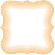 stitched fancy label frames