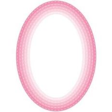 nested stitched oval frames