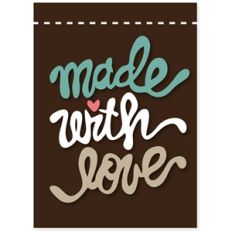 'made with love' label