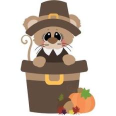thanksgiving pilgrim mouse