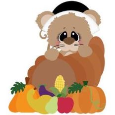 thanksgiving pilgrim mouse - cornucopia