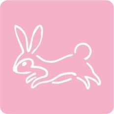 rabbit stencil