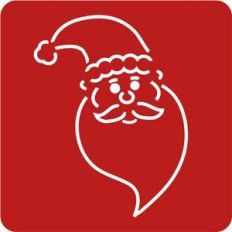 santa stencil
