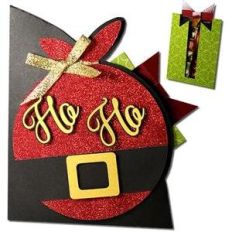 santa’s bag pocket gift card holder