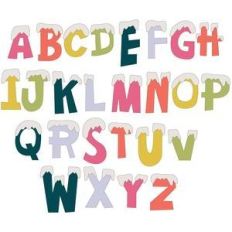 eskimo pie uppercase alphabet