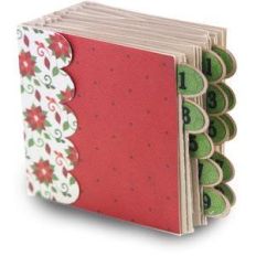 25 days of december french fold album- square 5 x 5 album