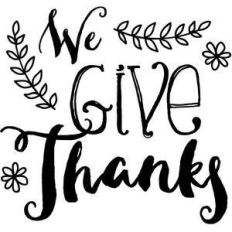 we give thanks