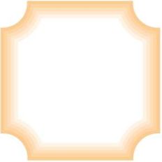 nested fancy corner square frames