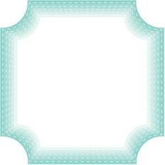 stitched fancy square nested frames
