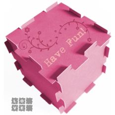 3d puzzle cube - love - box