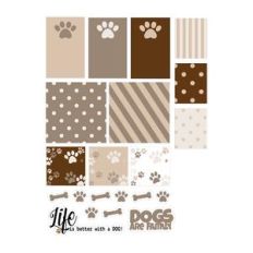 dog-themed planner stickers