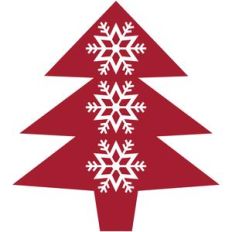 christmas snowflake tree