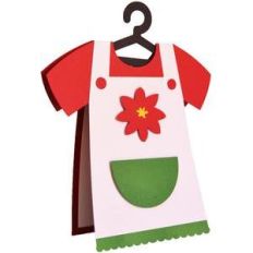 clothes mrs claus card