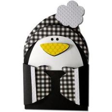 penguin hug gift card holder