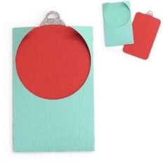 christmas ornament gift card envelope