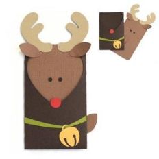 reindeer gift card envelope