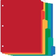3 ring dividers 6 tab