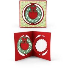 a2 swing through card wreath