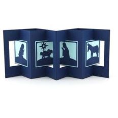 a2 nativity double lever card