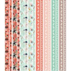expressive floral washi tape stickers