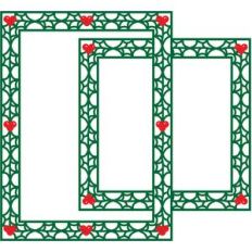holly leaf frames