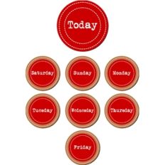 weekdays - today
