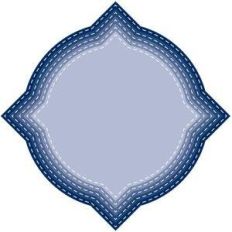 stitched nested deco shapes