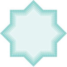nested stitched deco stars