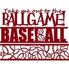 baseball borders and phrase