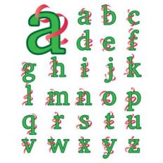 ribbon lower case alphabet